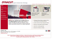 Tablet Screenshot of dynacut.com